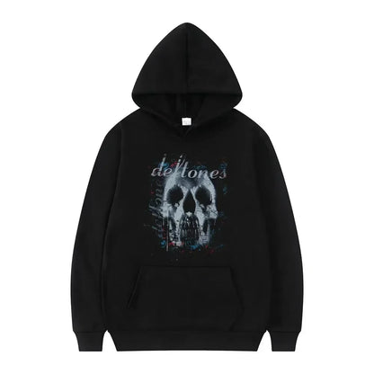 Unisex Oversized Hoodie - Retro Punk, Polyester, Street