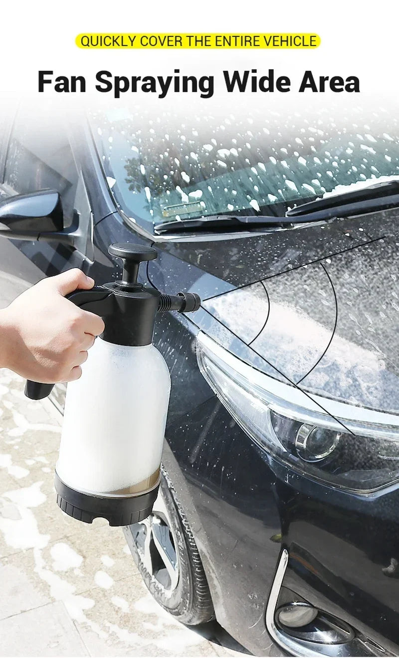 Car Wash Foam Sprayer Bottle Hand-Operated Air Pressure Gun