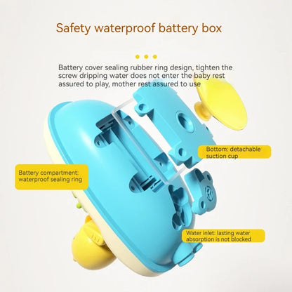 Cute Duck Motor-Driven Water Spray Bath Toys for Kids Fun Interactive Bathing Gifts