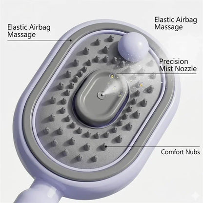 Scalp Massager 3 In 1 Self Cleaning Motor-Driven Spray Brush Battery-Powered Viral Fall 2026 Gift