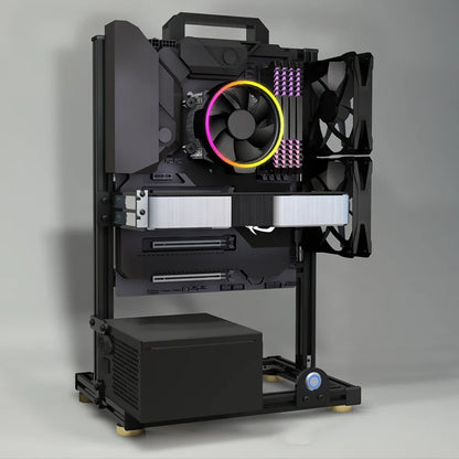 Frame Open Aluminum PC Case Rack EATX Water Cooling