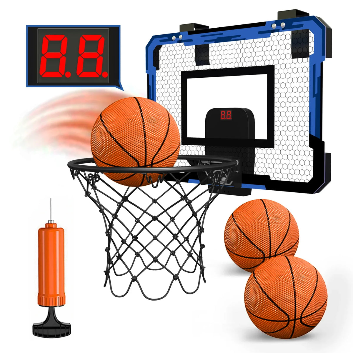 Basketball Hoop For Kids Wall Mounted Mini Backboard Kit Indoor Outdoor Play Back To School 2026 Gift