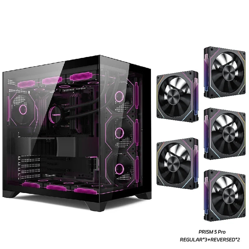 PC Gaming Case Dreamland Pro ATX Dual Glass 360mm Chassis