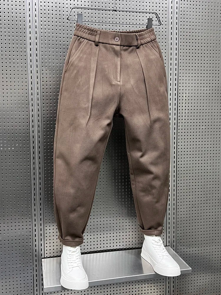 Elegant Mottled Men's Pants, Premium Fabric, Modern Fit, Versatile Style for Casual and Formal Wear-5
