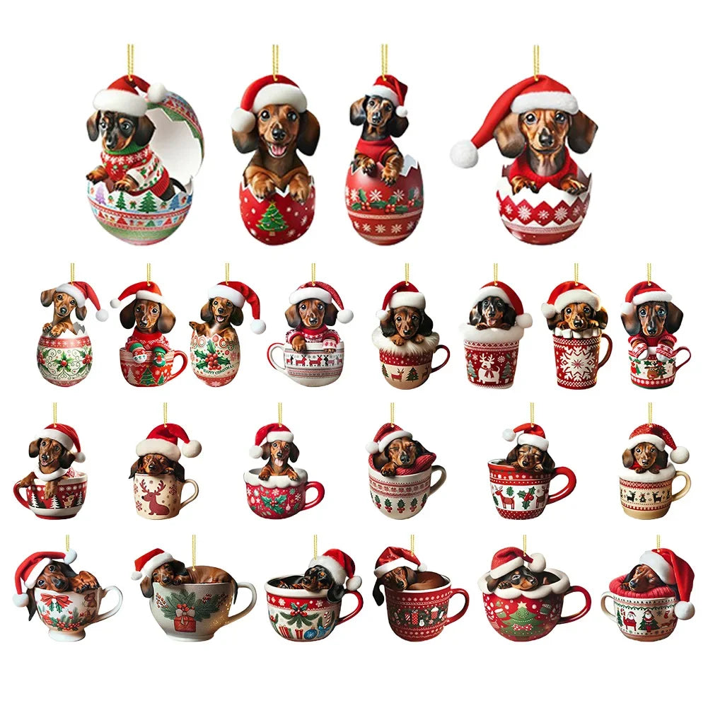 Day 24 Advent Calendar With Figure Ornaments