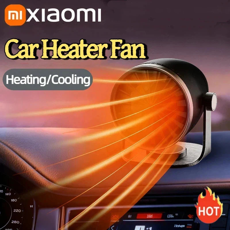 Travel-Friendly Vehicle Dashboard Climate Accessory, Winter 2025 Safer Driving – Car Heater 3-in-1 12V/24V Windshield Defroster Fan