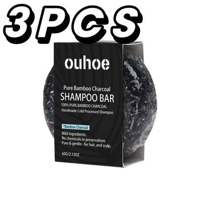 Deep Scalp Cleanse Oil Control Hair Nourishing TikTok Viral 2026 – Bamboo Charcoal Shampoo Soap Bar 60g