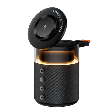 Cordless Charging Station 5 In 1 Magnetic Dock With Bluetooth Speaker Night Light Back To School 2026 Gift