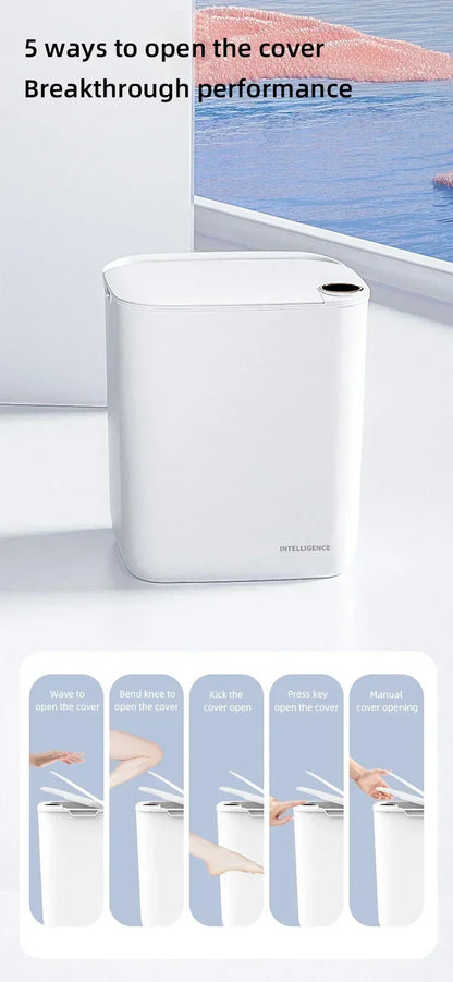 Sensor Smart Trash Can 18L With Display Type C Recharge