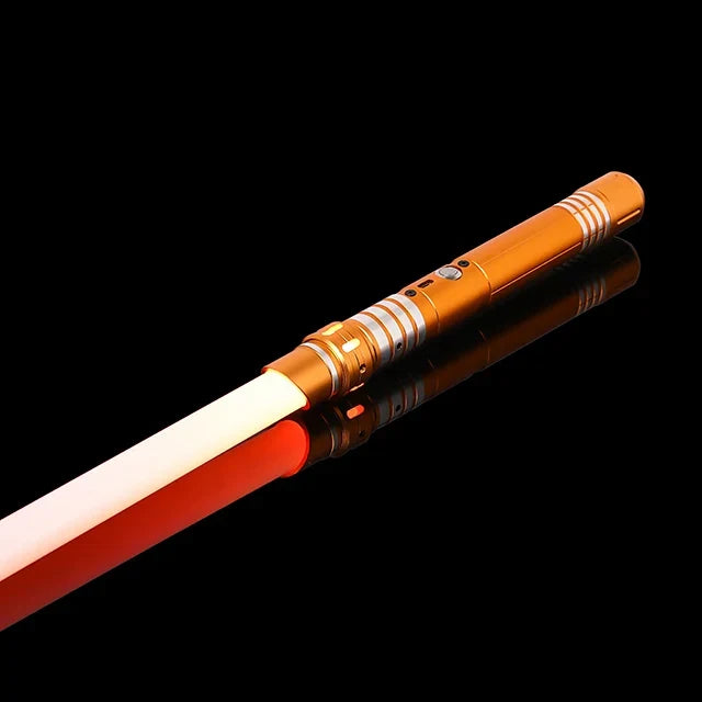Lightsaber RGB Metal Hilt Sword Toy Cosplay 2025 Collectible Prop Battery-Powered Flashing LED Gift