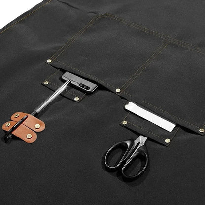 Kitchen Apron Pro-Grade Bib Apron Restaurant Work Apron Fall 2025 Water-Resistant Pockets Sturdy