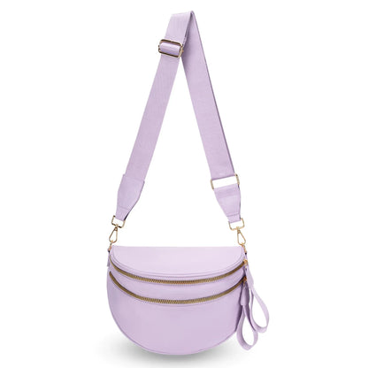 large capacity bum bag, adjustable crossbody mommy travel bag – Casual women's checkered fanny pack