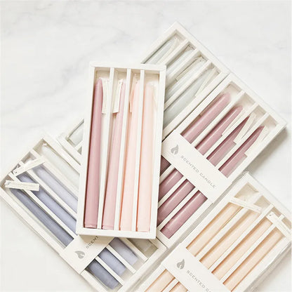 Candles Taper 4 Pack Slender Scented Smokeless Long Branch Wedding Table Decor Fall 2025 DIY Centerpieces