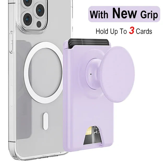 Magnetic2026 Edition Wallet With Expanding Grip For Phones Universal Card Holder Case Anti Scratch And Dustproof Back To School