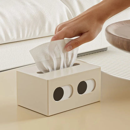 Contemporary Paper Storage Box For Table Decor, Summer 2026 Gift Idea – Tissue Box Red Organizer