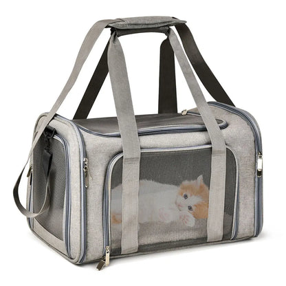 Dog Carrier Plush Side Backpack Pet Carrier Airline Approved Travel 2025 Breathable Hands Free Comfort