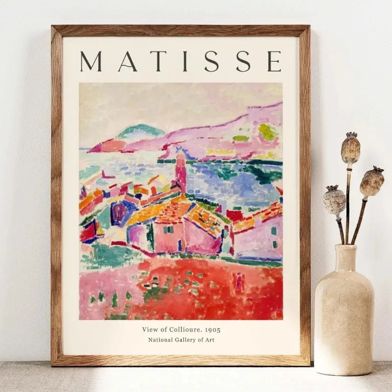 Abstract Mid Century Canvas Prints Kit Vintage Art