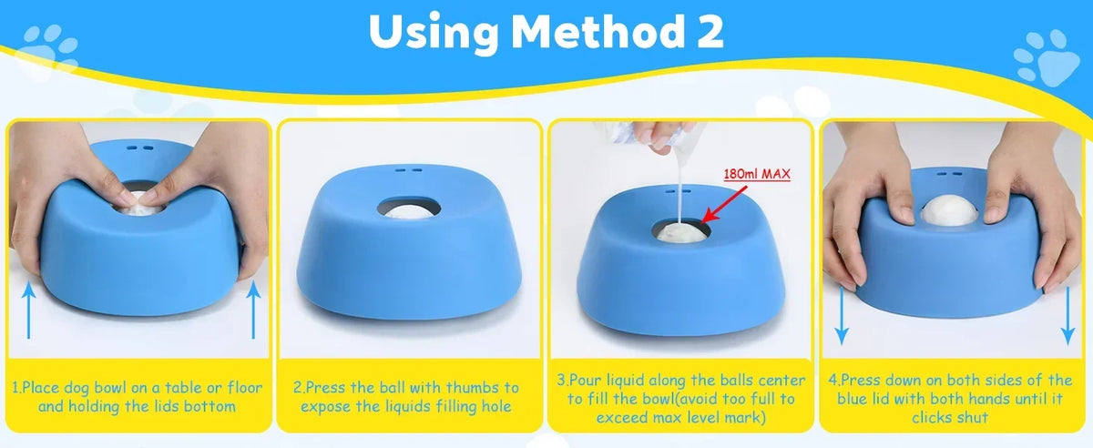 Anti-Slip Lick Mat 3/4 Cup Liquid Treat Holder for Dogs 2026 – Anti-Choking Slow Feeder Dog Bowl