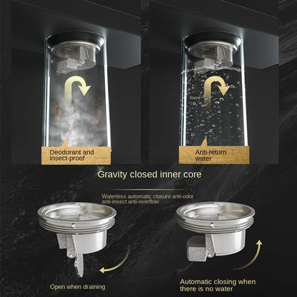 Floor Drain Invisible Square Shower Drain Anti Odor Stainless Steel Simple Clean 2026 Household Renovation Trend
