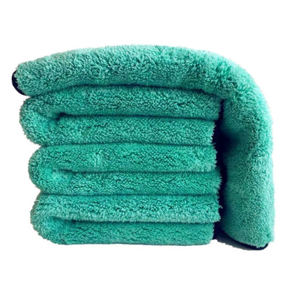 Microfiber2025 Edition Car Towel 38x38cm Deluxe Coral Fleece Ultra Absorbent Drying Cloth for Car Detailing TikTok Viral Fall
