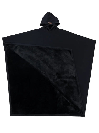 Robe Cloak Hoodie Men Casual Loose Solid Color Sweatshirt with Hat