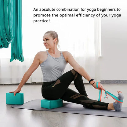 Yoga Fitness Blocks - EVA Pilates Bricks for Household Exercise, Reinforcement Mats & Supplies