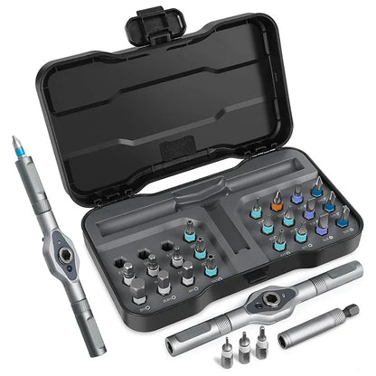 Screwdriver Bit Kit Magnetic Chrome-Vanadium Steel Hand Device Kit For Household Repairs Fall 2025 Gift Idea