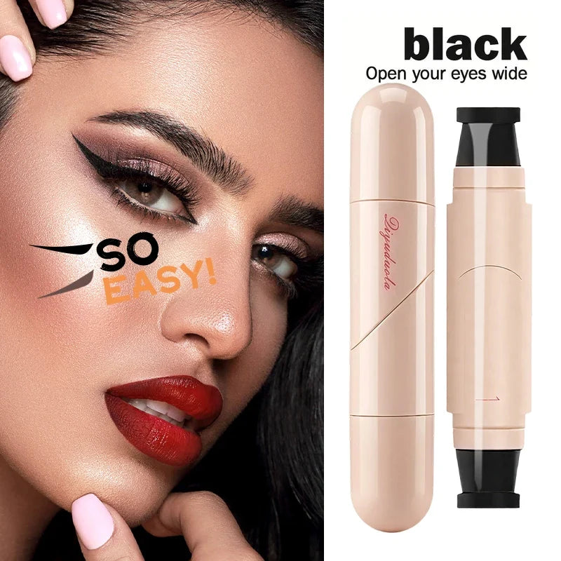 Waterproof2026 Edition Eyeliner Stamp Pen Rotating Cat Eye Device Sweat Proof Long Lasting for Beginners TikTok Viral Fall