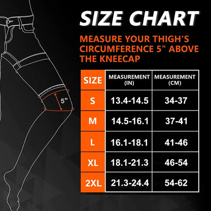 Pair 2026 – Full Leg Compression Sleeve Long Knee Support for Cycling Hiking Basketball