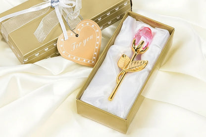 Figurine Rose Gift For Valentine's Day 2026 Elegant Keepsake Wedding Decor