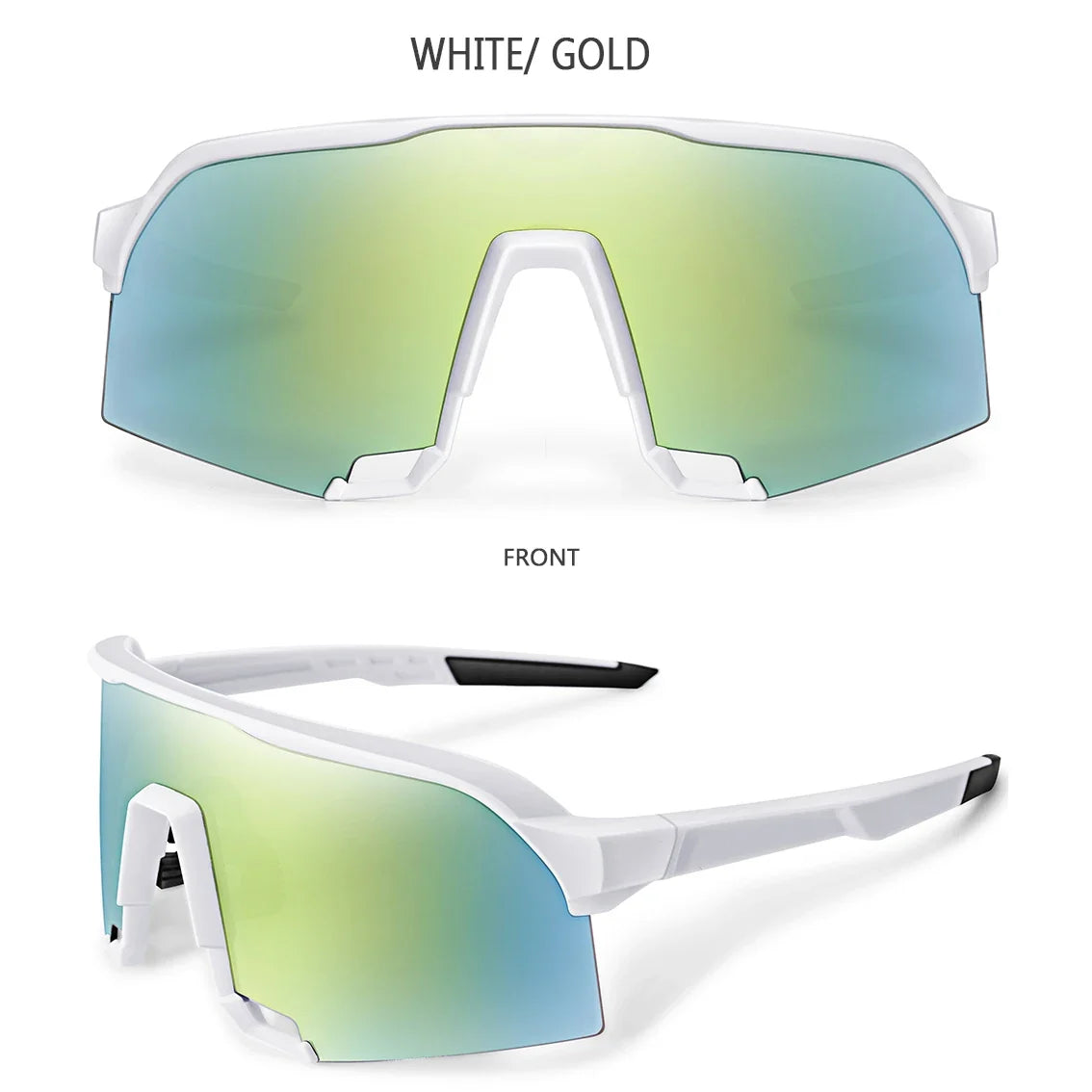 UV400 polycarbonate lenses, cycling, running, fishing – Light unisex sports sunglasses