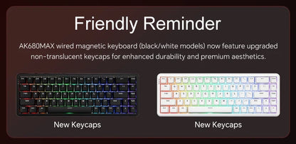 Mechanical Keyboard Sixty Mini Cordless ARGB Magnetic Hall