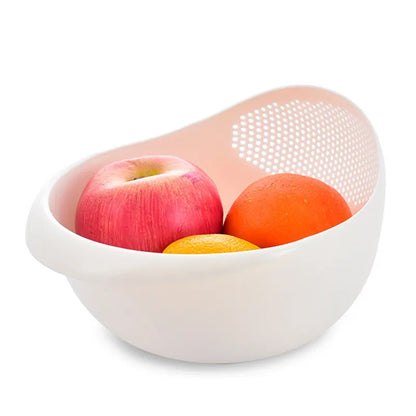 Rice Colander With Handles Kitchen Drain Basket Fall 2026 Simple Rinse Fast Drain