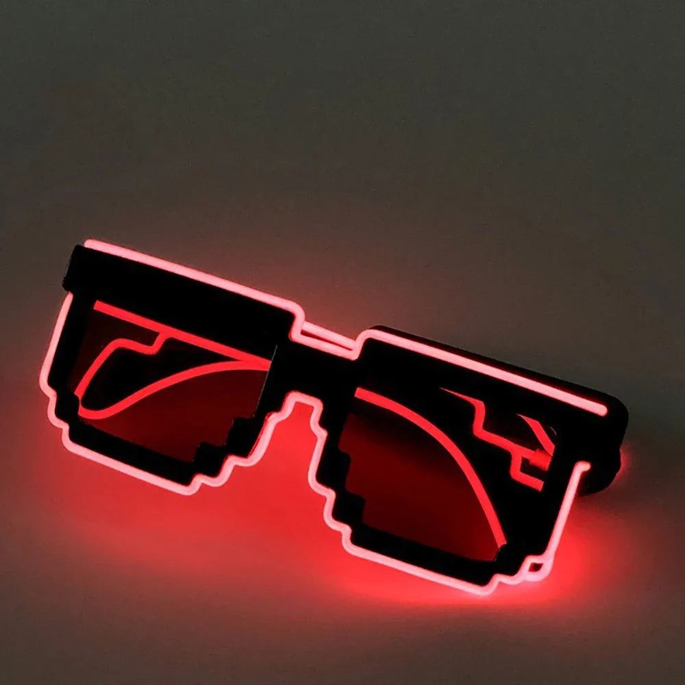 Glow Novelty in the Dark LED Glasses - Neon Lights for Weddings, Birthdays, Halloween Party Supplies
