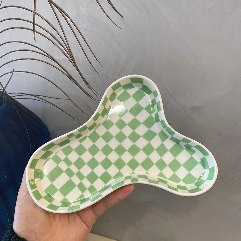 Ceramic Cloud Plate Minimalist Decorative Tray Fall 2025 Household Decor Multipurpose Jewelry And Snack Dish