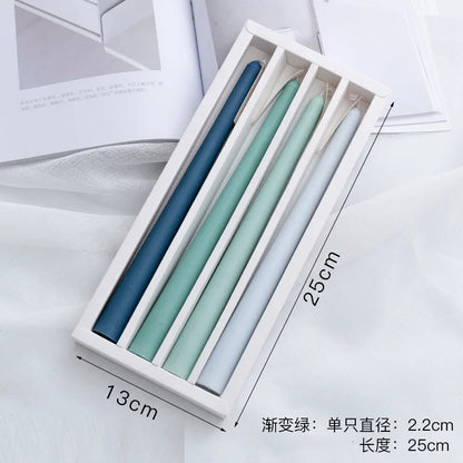 Candles Taper 4 Pack Slender Scented Smokeless Long Branch Wedding Table Decor Fall 2025 DIY Centerpieces