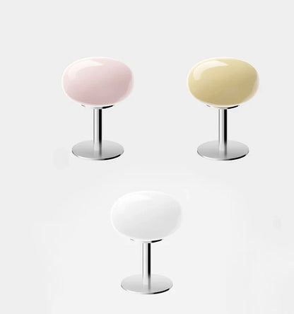 Glass Macaron Table Lamp Trichrome Night Light Eye Guard