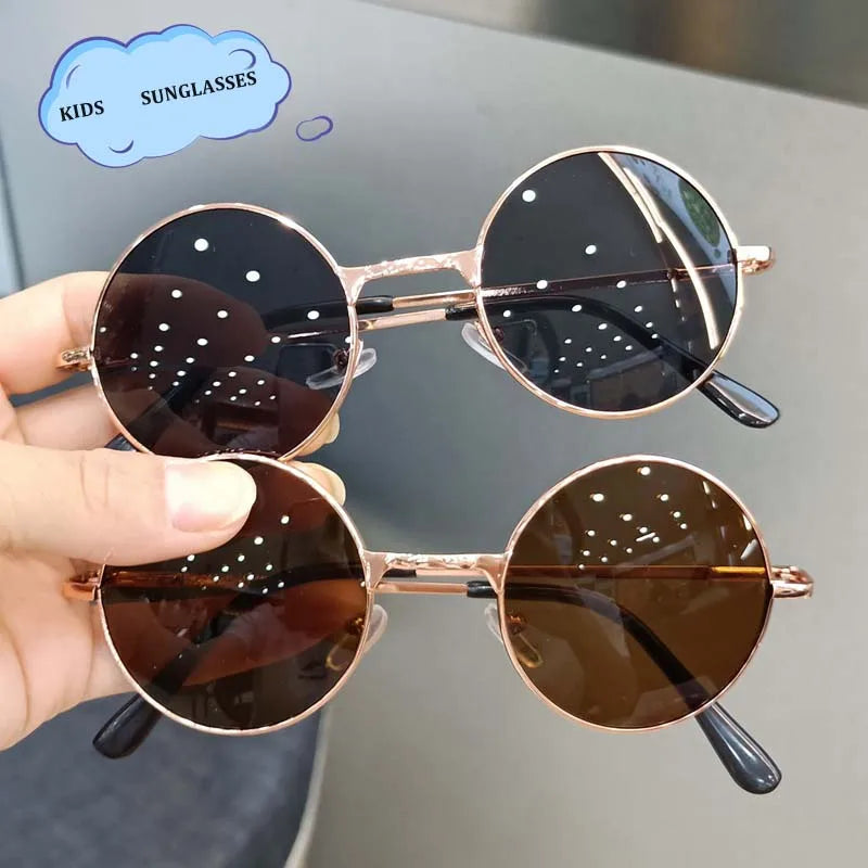 Sunglasses Kids Round Frame UV400 Protection Cute Vintage Style Summer 2026 Gift Idea Trend Season