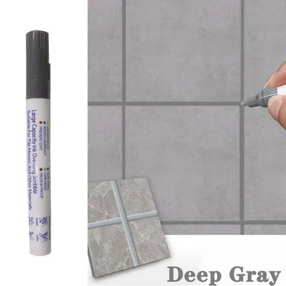 Water-Resistant Grout Pen Tile Marker Permanent Seam Repair Bathroom Kitchen Floor Wall