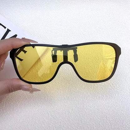 Clip2026 Edition On Sunglasses Polarized Flip Up Driving Glasses Mirror Lens Outdoor UV Protection Summer