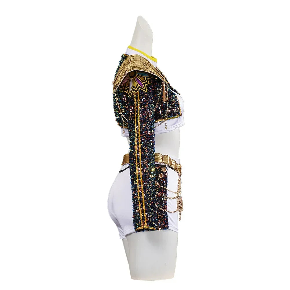 Light Girls Cosplay Costume - Sequin Jacket, Polyester