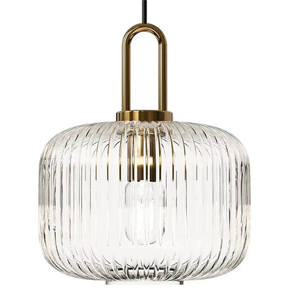 Japandi Glass Pendant Light Japanese Scandinavian Hanging Lamp Warm