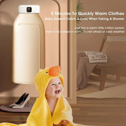 Mini Travel-Friendly Motor-Driven Dryer - Foldable Fast Drying Household Cabinet for Travel
