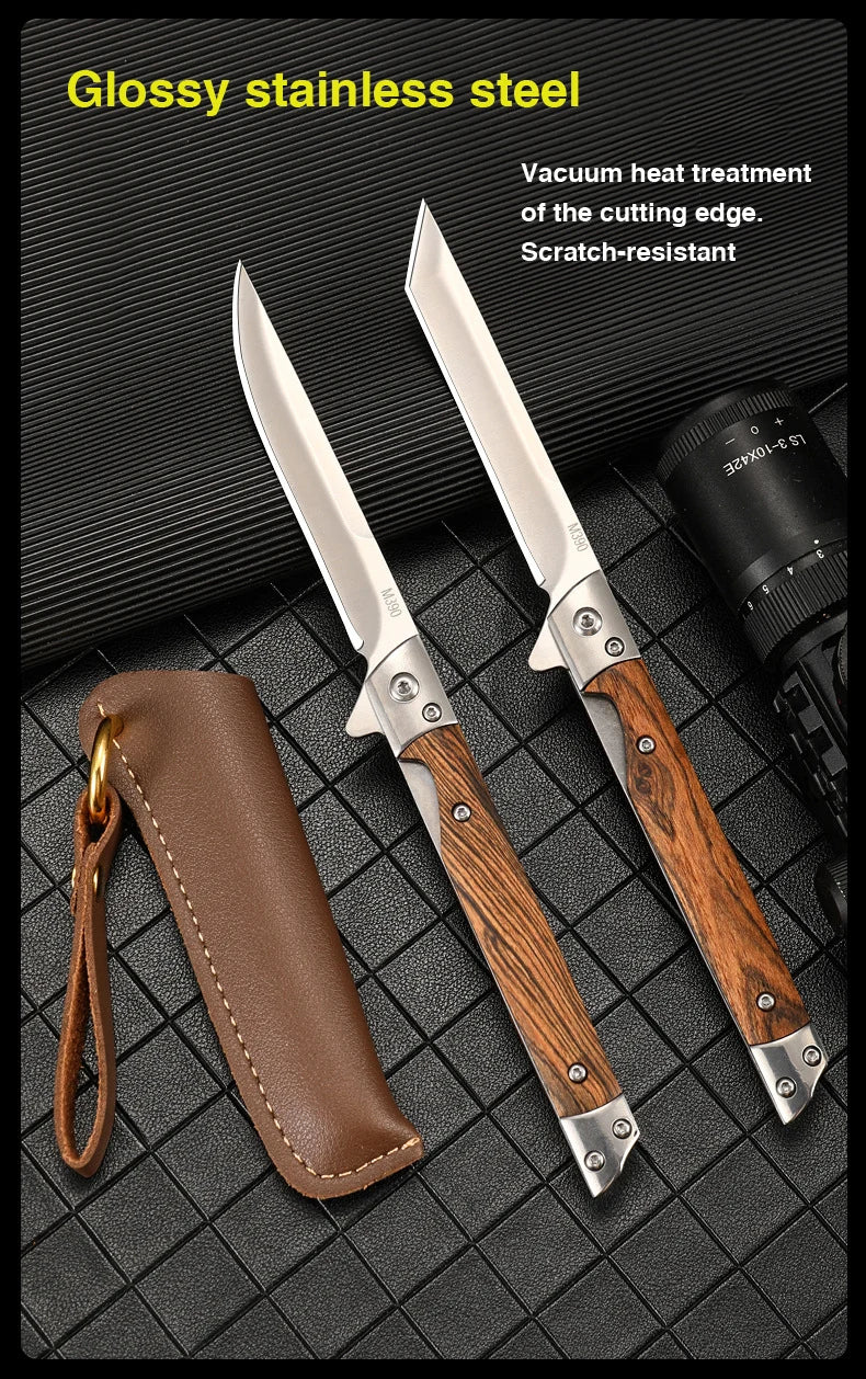 Outdoor Camping Multi-Use EDC 2026 – Damascus Pattern Folding Pocket Knife Stainless Steel