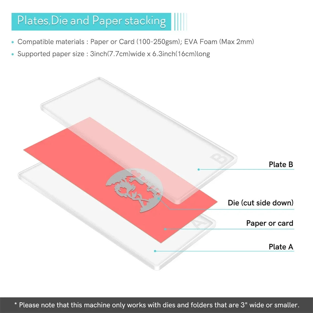 Mini Die Cutting Machine Travel-Friendly Paper Embossing Device