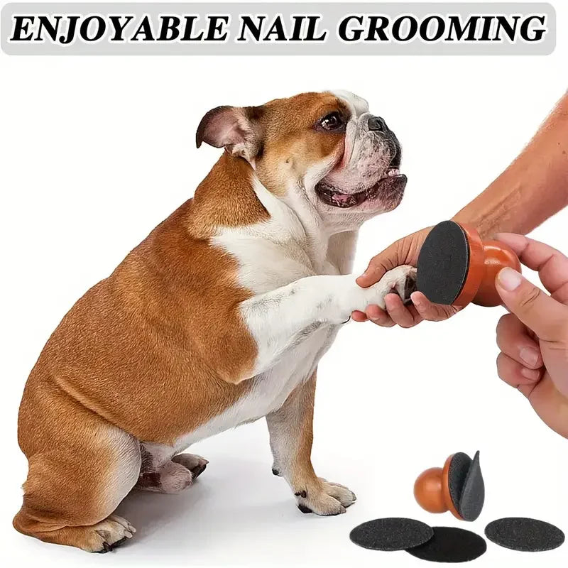 Hand-Operated Pet Claw File Grinding Maintenance Device for Puppy Outdoor Indoor 2026 – Wooden Dog Nail Scratching Board