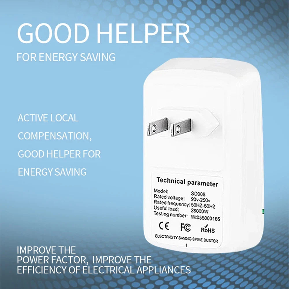 Power2026 Edition Saver Box Energy Saving Device 90V-250V Voltage Stabilizer for Household and Office Fall