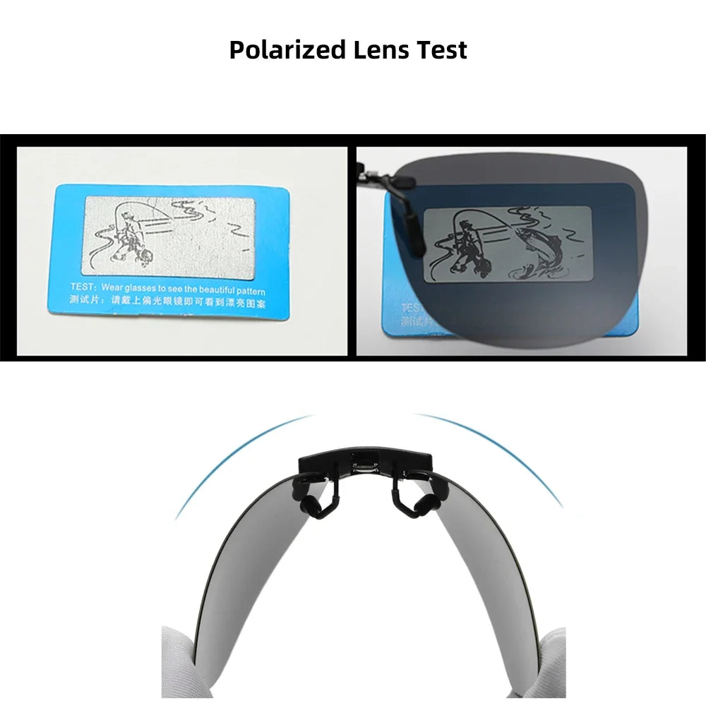 Sunglasses Clip-On Polarized Square Frames UV400 Anti-Glare Night Driving Summer 2026 Trend