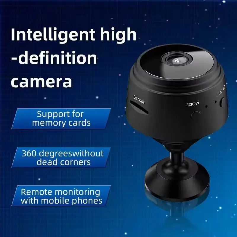 Mini2025 Edition WiFi Camera 1080P HD Night Vision Surveillance Cordless Security for Remote Viewing Fall