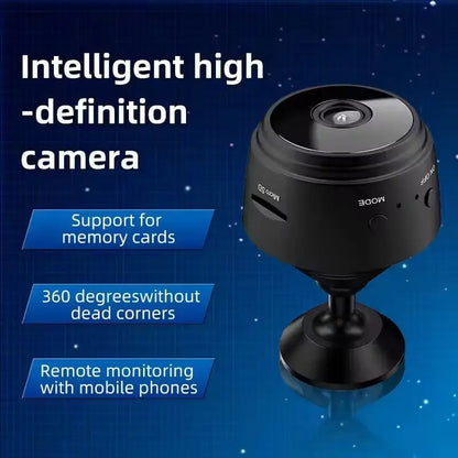 Mini2025 Edition WiFi Camera 1080P HD Night Vision Surveillance Cordless Security for Remote Viewing Fall